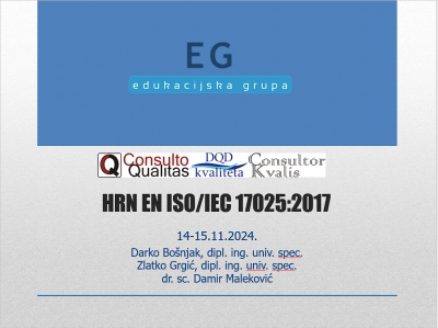 Održan on-line seminar Zahtjevi norme HRN EN ISO/IEC 17025:2017