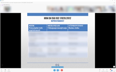 Održan on-line seminar Zahtjevi norme HRN EN ISO/IEC 17020:2012